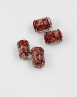 Cylinder Handmade Glass Bead 20x14mm