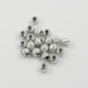 aluminium bead 6mm silver