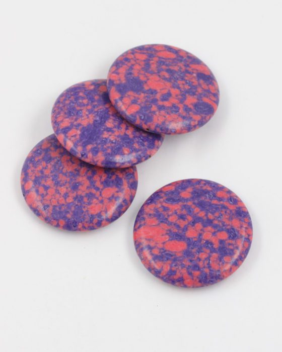 picture jasper bead purple