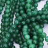 Dyed Jade beads 8mm Green