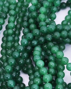 Dyed Jade beads 8mm Green