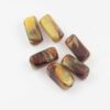 Rectangle resin beads 20x9mm. Sold per pack of 10