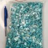 Diamond shape beads bulk bag Light blue