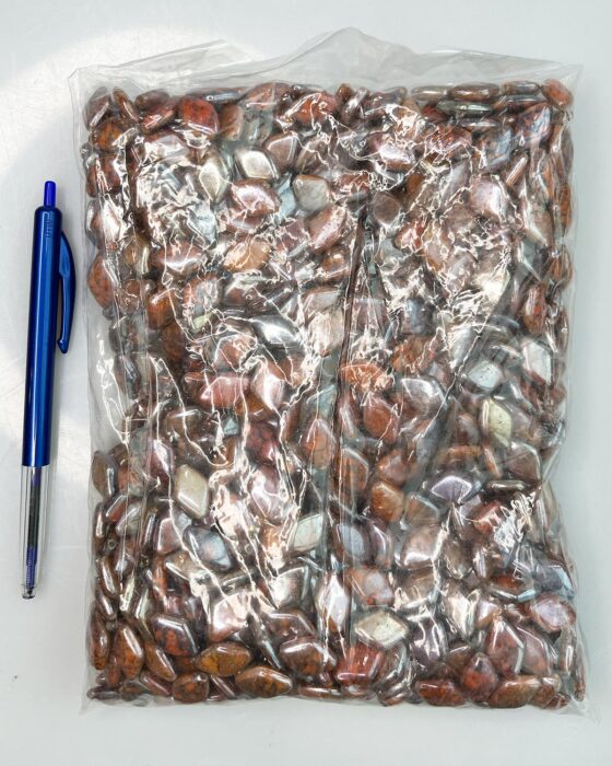 Diamond shape beads bulk bag Bronze