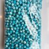 Plastic beads bulk bag 10mm faceted Light blue