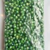 Plastic beads bulk bag 10mm faceted Green