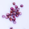 Round faceted beads 10mm Red