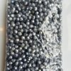 Plastic beads bulk bag 10mm faceted Grey