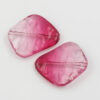 resin bead irregular shape pink