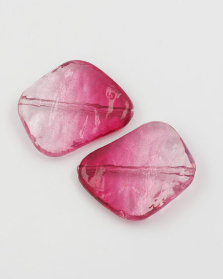 resin bead irregular shape pink