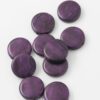 resin coin bead 20mm purple