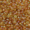 seed beads 2mm Transparent Iridescent Amber