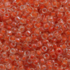 Seed beads 2mm Clear and Orange