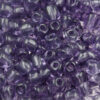 Seed beads size 6 transparent purple