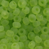 Seed beads size 6 Frosted Lime