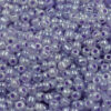 Opaque iridescent seed bead mauve