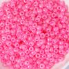 seed beads size 6 opaque PINK