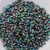 Plastic Rice Beads 3.5mm. Paua