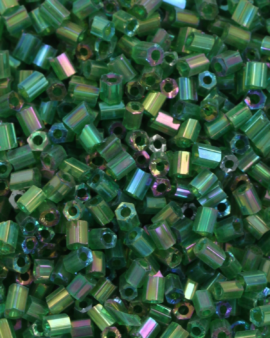 1.5MM LEMON GRASS JADE GEMSTONE TUBE YELLOW GREEN 1.5MM LOOSE BEADS 14/"