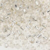Silver lined Seed beads size 6 clear