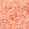 Plastic faceted round beads 3.5mm Peach