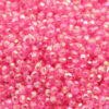 Plastic faceted round beads 3.5mm Hot Pink