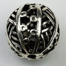 25 mm Hollow bead- Sold by the Piece