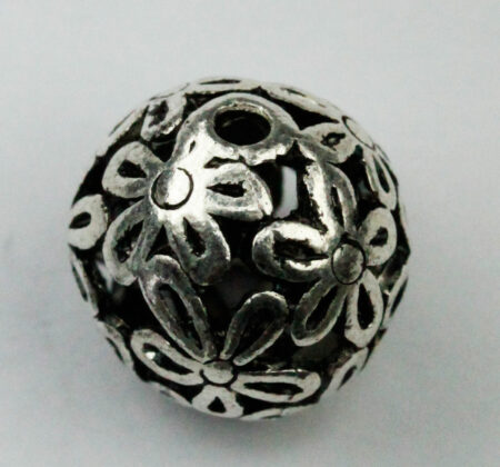 15 mm Hollow bead- Sold by the pack , 10 pieces per pack