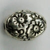 6 x 8mm Metal bead with pattern- Sold by the pack , 20 pieces per pack