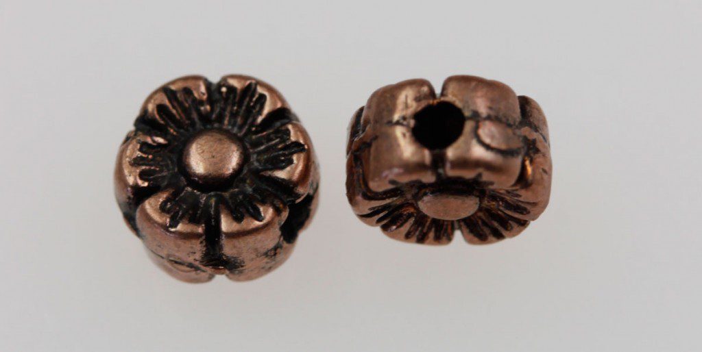 Skull Bead 8x5mm. Sold per pack of 20 Auckland Beads NZ , beads and