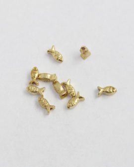 sterling fish shaped beads
