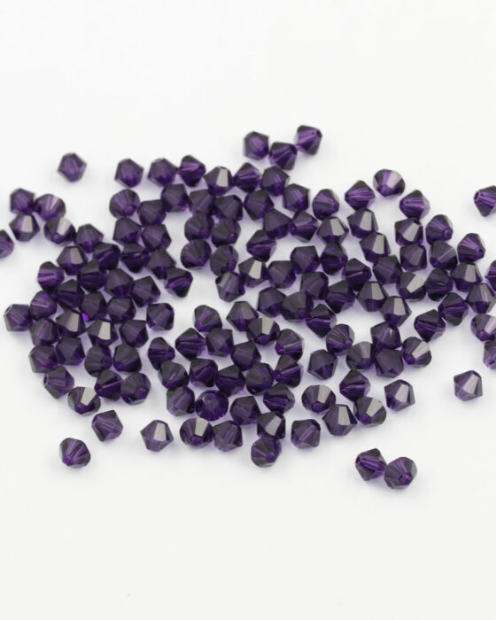 Swarovski crystal bicone 4mm Purple velvet
