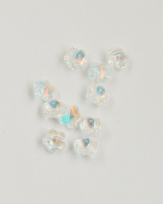 Swarovski crystal flower beads 8mm Crystal AB