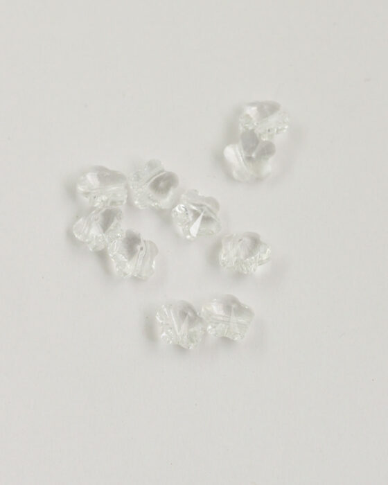 Swarovski crystal flower beads 8mm Crystal
