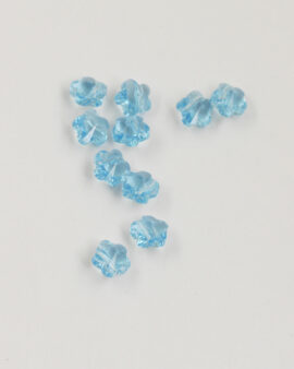 Swarovski crystal flower beads 8mm Aquamarine