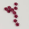 Swarovski crystal flower beads 8mm Fuschia