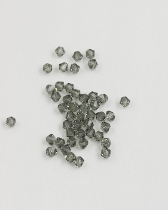 Swarovski crystal bicone 4mm Black diamond