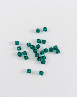 Preciosa Crystal Bicones 4mm Emerald