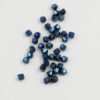 Swarovski crystal bicone 4mm Metallic blue x2