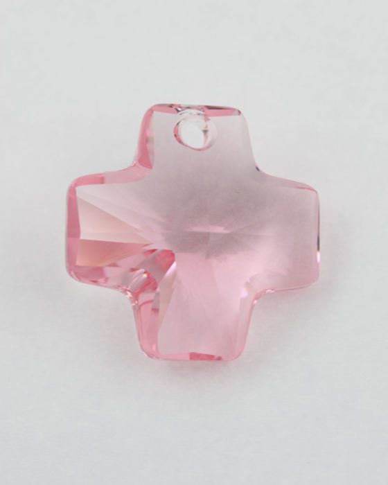 swarovski crystal cross light pink