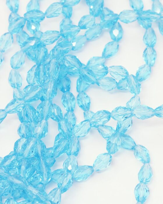 Glass teardrop beads Turquoise