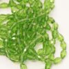 Glass teardrop beads Peridot