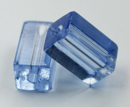 Rectangle glass beads - Sold per pack of 20