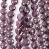 Faceted Glass Hearts 10mm Amethyst