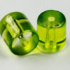 Pressed glass beads cylinder - Sold per pack of 20