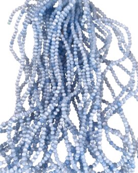 Round Cat Eye Glass Beads 3mm Glacier blue