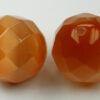 16 mm cat's eyes Faceted round beads - Sold per pack of 10 beads