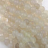agate beads white