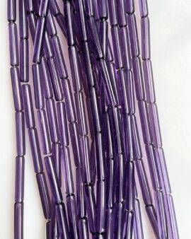 Glass tube 6x30mm Purple