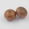 Round acrylic plated bead copper NZ
